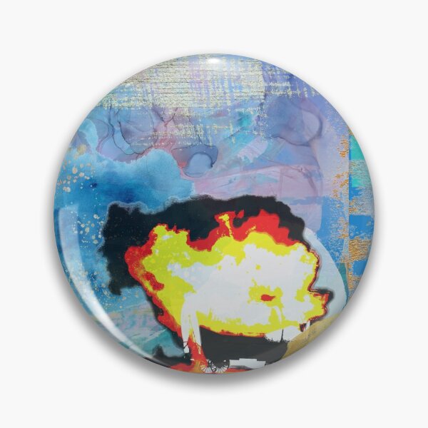 Item preview, Burning Wagon At Sunrise Abstract designed and sold by ctrlaltwhat510.