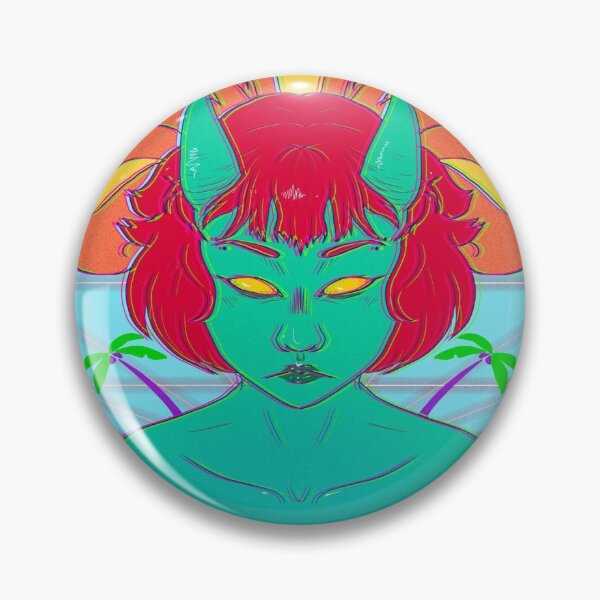 Item preview, Demon Girl Vaporwave designed and sold by MobiusJane.