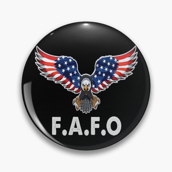 Item preview, Patriotic American Flag Eagle FAFO FA & FO American Flag designed and sold by Niishouseca.
