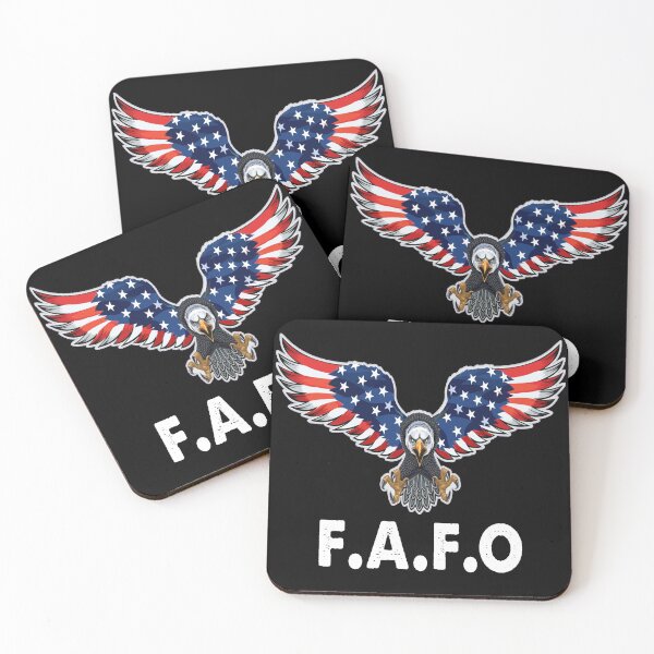 Item preview, Patriotic American Flag Eagle FAFO FA & FO American Flag designed and sold by Niishouseca.