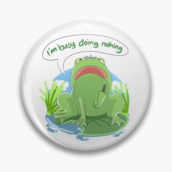 Item preview, I'm Busy Doing Nothing designed and sold by Carrotchan.