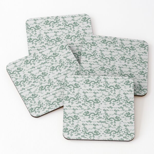 Item preview, traditional Chinese dragon pattern -green designed and sold by janeferwong.