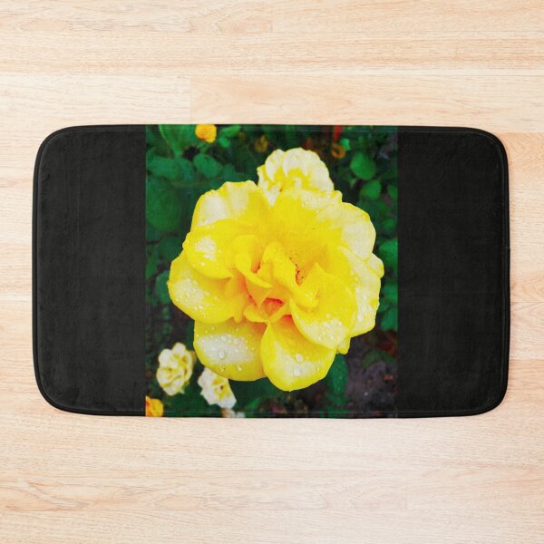 Item preview, Tender yellow rose after the rain covered with drops  designed and sold by helenkaiy.