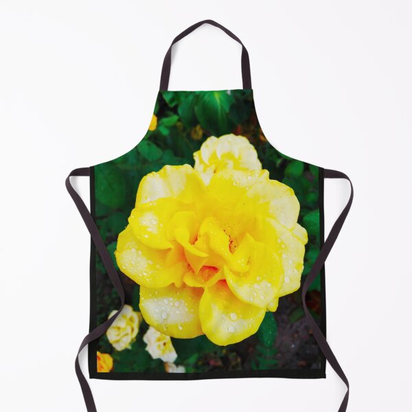 Item preview, Tender yellow rose after the rain covered with drops designed and sold by helenkaiy.