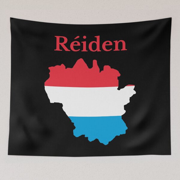 Item preview, Redange Canton Map, Luxembourg designed and sold by marosharaf.