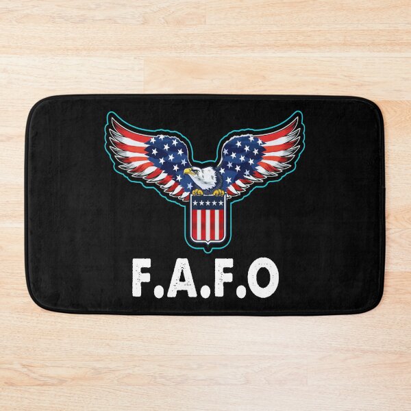 Item preview, Patriotic American Flag Eagle FAFO FA & FO designed and sold by Niishouseca.