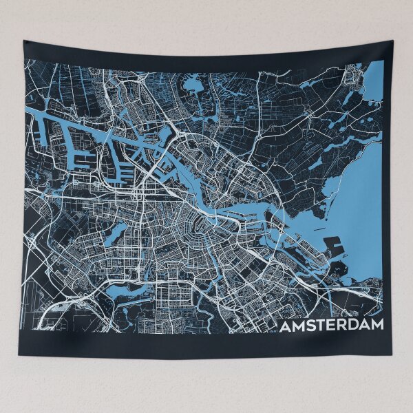 Item preview, Streets of Amsterdam designed and sold by ZionicArt.