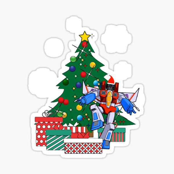 Aperçu de l'œuvre Starscream autour des transformateurs de l'arbre de Noël créée et vendue par DildyAfsa198.