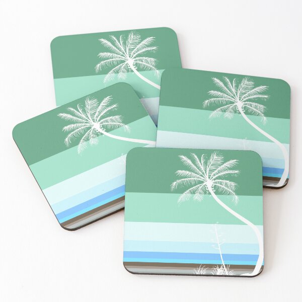 Item preview, Mint Tropical beach sunset designed and sold by EN-KI.
