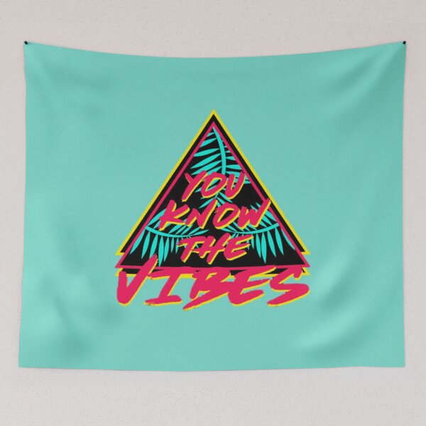 Item preview, YOU KNOW THE VIBEZ - acqua and white- 	bestie vibes only designed and sold by Alessandro Portavoce.
