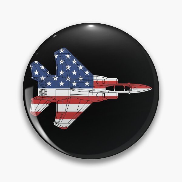 Artikelvorschau, F-15 Eagle Fighter Jet Airplane Schematic American Flag F15 Gear entworfen und verkauft von DynamicDesign.