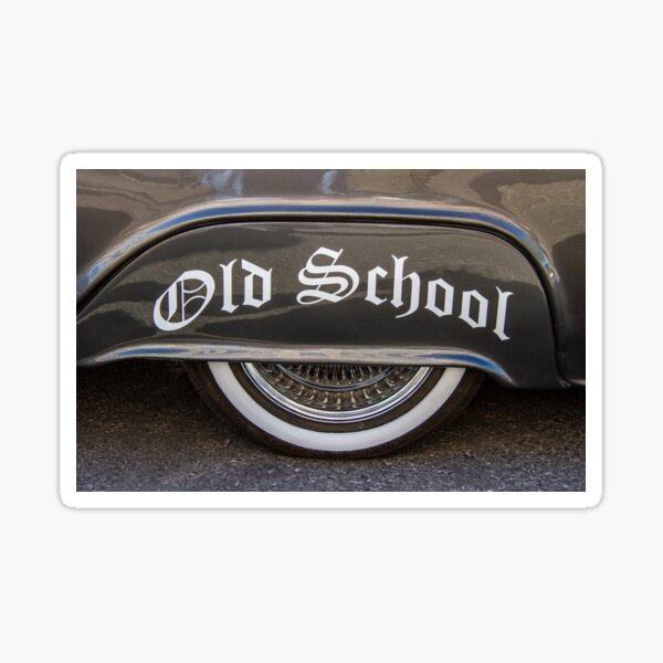 Old School Sticker