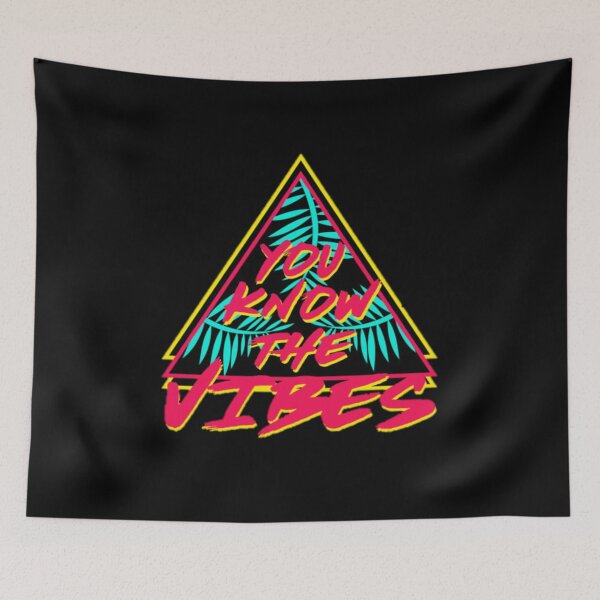 Item preview, YOU KNOW THE VIBEZ - black - bestie vibes only designed and sold by Alessandro Portavoce.