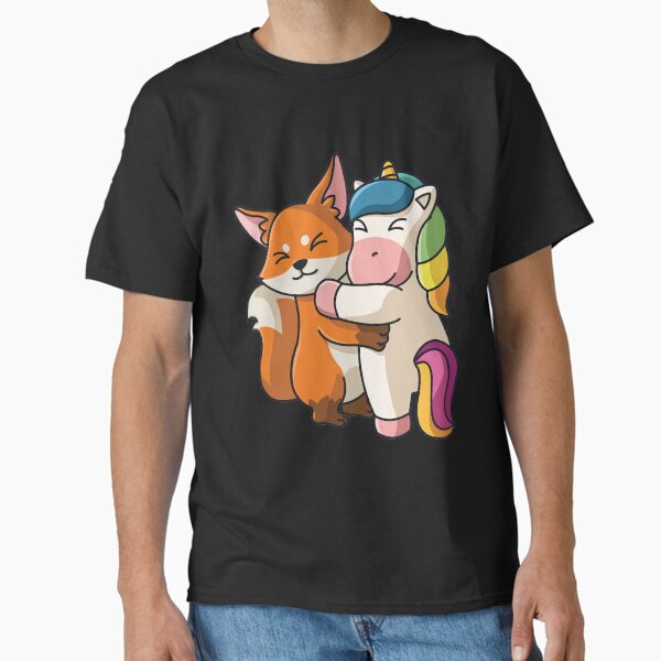 Item preview, Fox and Unicorn cute Hug Cuddle Animals designed and sold by 123428094.