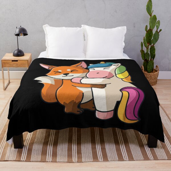 Item preview, Fox and Unicorn cute Hug Cuddle Animals designed and sold by 123428094.