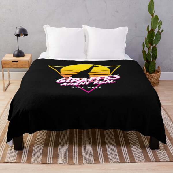 Item preview, Vaporwave Aesthetic Art - Giraffes Aren't Real Don't Exist Government Conspiracy Birds designed and sold by Hitagivapor.