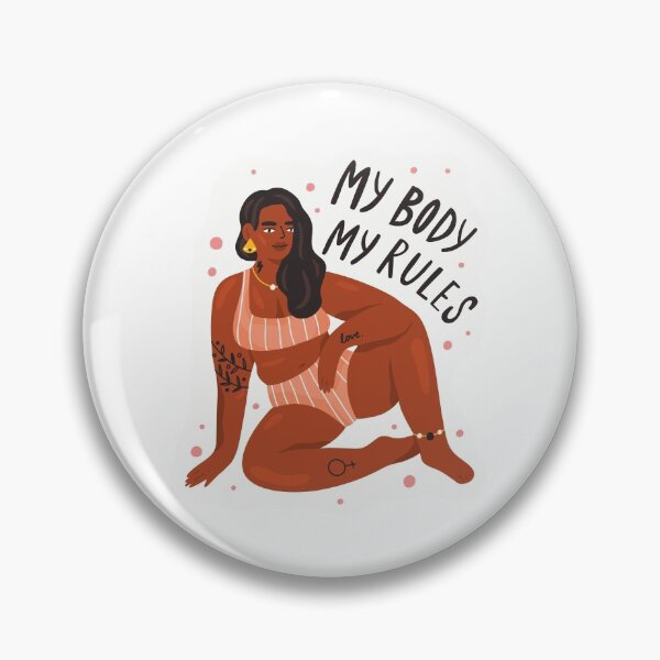 Aperçu de l'œuvre Mon corps Mes règles Féminisme Positivité corporelle créée et vendue par DOTthings.