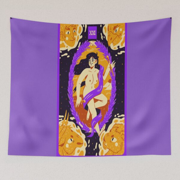 Item preview, THE WORLD TAROT CARD  designed and sold by julset.