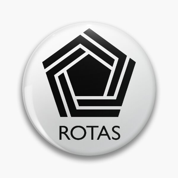 Item preview, ROTAS Freeport Company Logo from Tenet (Black Core, White Border) designed and sold by PaulyPaulyPauly.