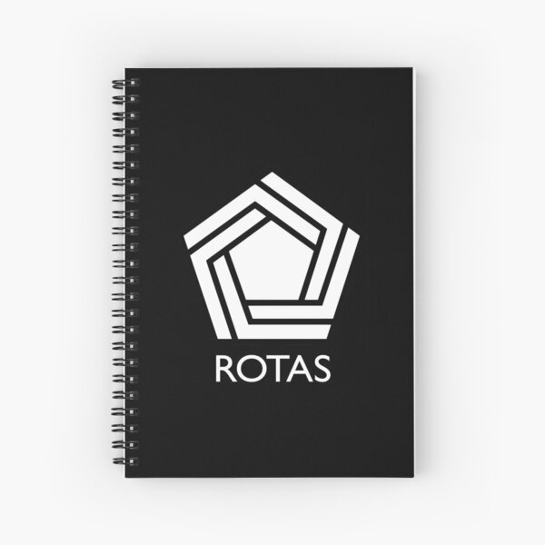 ROTAS Freeport Company Logo from Tenet (White, No Border) Spiral Notebook