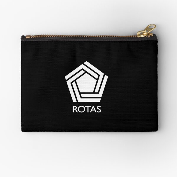 ROTAS Freeport Company Logo from Tenet (White, No Border) Zipper Pouch
