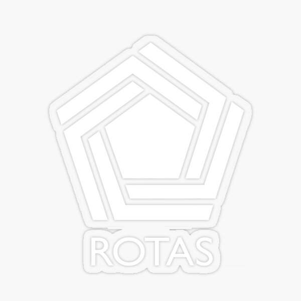 ROTAS Freeport Company Logo from Tenet (White, No Border) Transparent Sticker