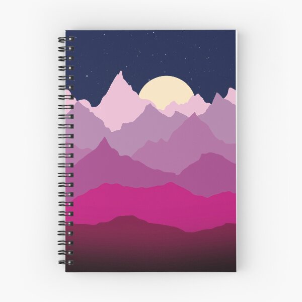 Item preview, Moonrise Over Pink Landscape designed and sold by tparret.
