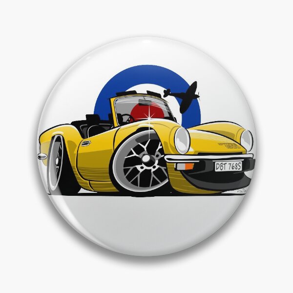 Item preview, Triumph Spitfire 1500 caricature for Donna designed and sold by car2oonz.