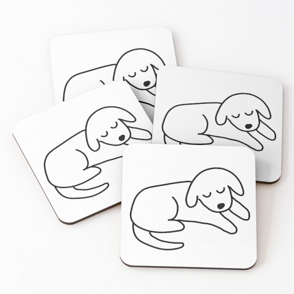 Item preview, wobbly doggy - sleeping designed and sold by wonkydooodledo.