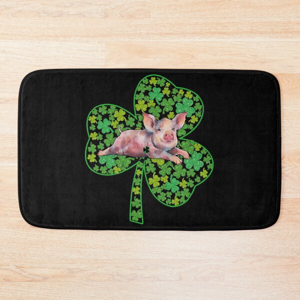 Item preview, Pig Lover Shamrock Heart St. Patrick's Day Funny Pig designed and sold by stricklandjam.
