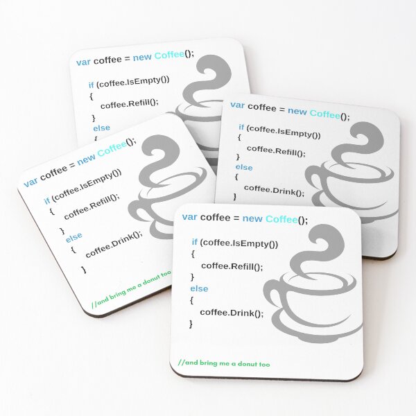 Item preview, Coffee and Code designed and sold by DesignsWithMel.