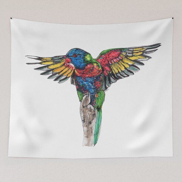 Item preview,  Delilah the Rainbow Lorikeet designed and sold by Wildcard-Sue.