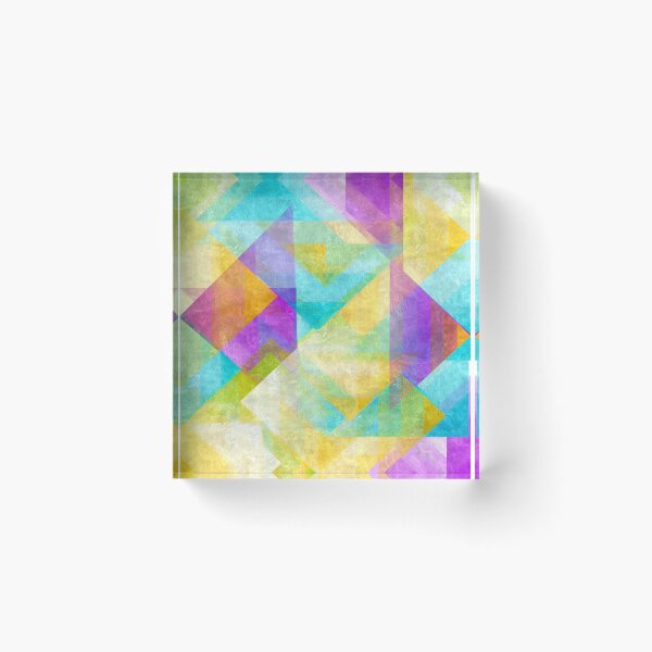 Item preview, Geometric Triangles With Colorful Seamless Pattern designed and sold by Crimson-Spell.