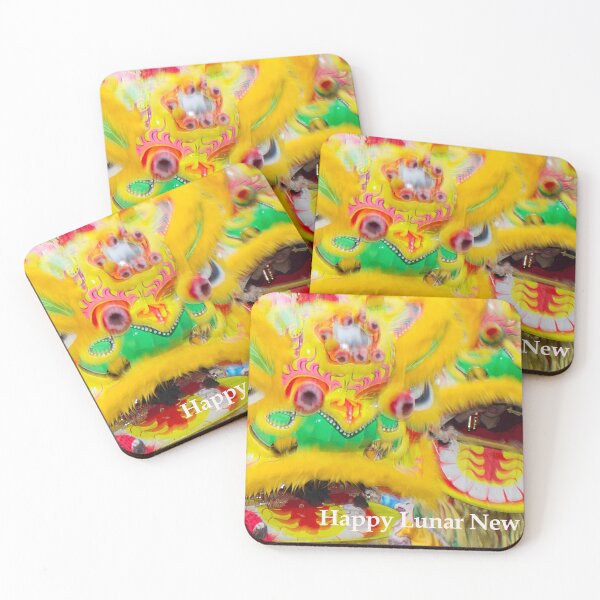 Item preview, Happy Lunar New Year Greeting Cards with Lion Dance Images - 5 designed and sold by Rod Raglin.