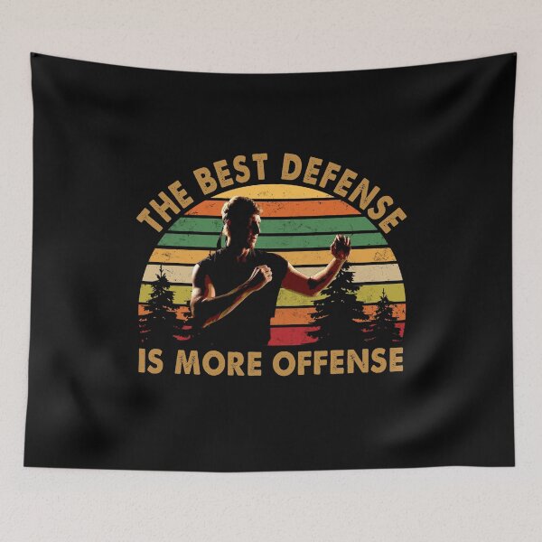 Item preview, Johnny Lawrence the best defense is more offense vintage designed and sold by Niishouseca.