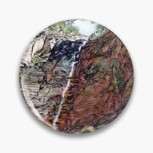 Item preview, Australian Scene - Silverband Falls, Grampian Mountains, Vic, Aus. designed and sold by Anne Huth.