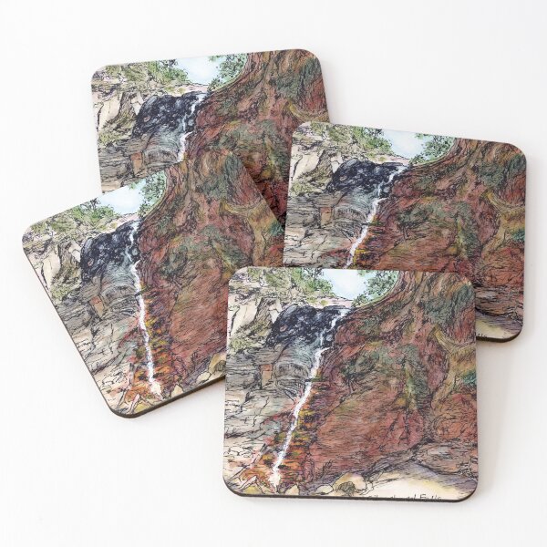 Item preview, Australian Scene - Silverband Falls, Grampian Mountains, Vic, Aus. designed and sold by Anne Huth.