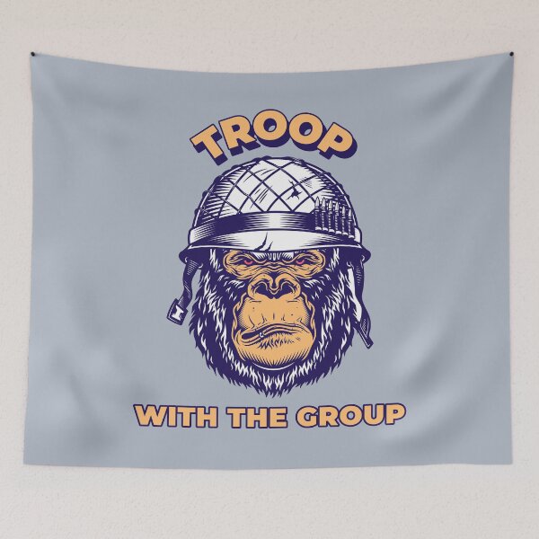 Item preview, Troop With The Group designed and sold by HappySchnapper.
