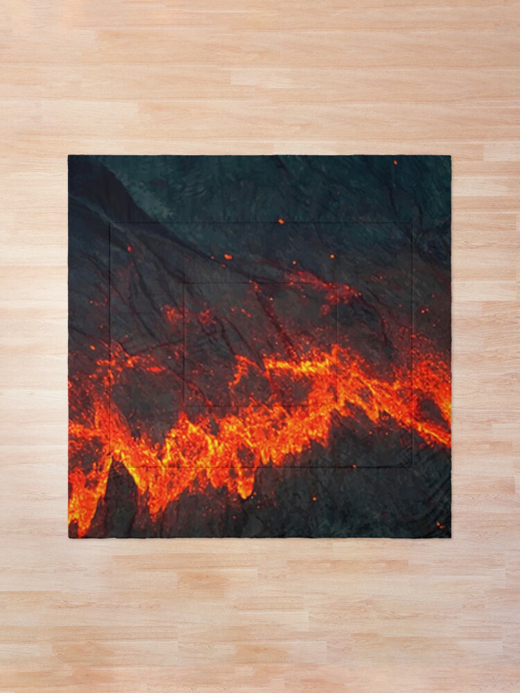 Alternate view of Lava (Magma) Comforter