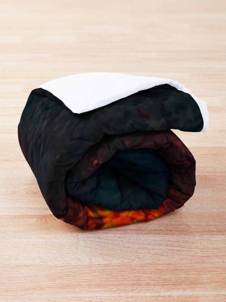 Alternate view of Lava (Magma) Comforter