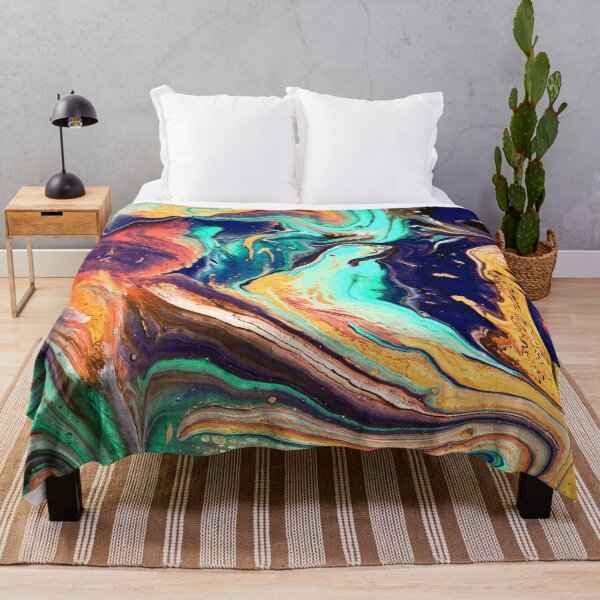 Item preview, Abstract colorful drip-paint texture designed and sold by AuriArts.