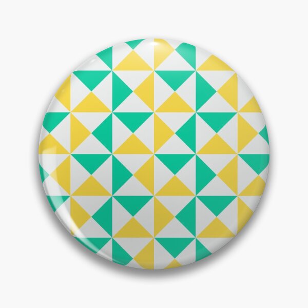 Item preview, Mosaic Geometric Yellow Blue Color Pattern designed and sold by Kriti Rastogi.