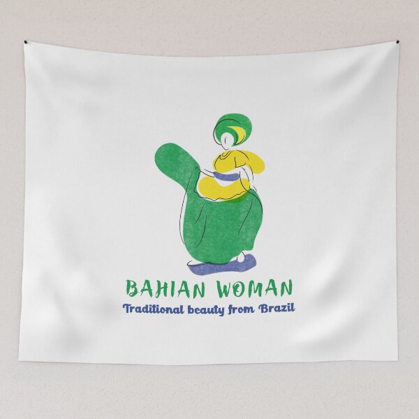 Item preview, Bahian Woman - Traditional Beauty from Brazil designed and sold by Gavinstar.