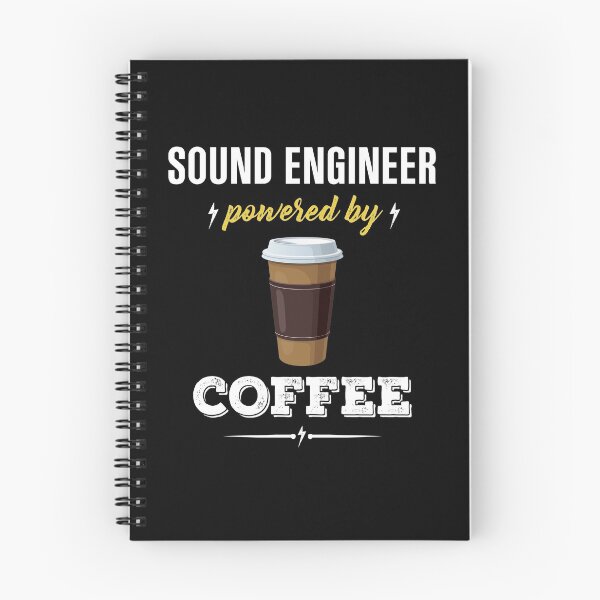 Item preview, Sound engineer powered by coffee designed and sold by Purely Creative.