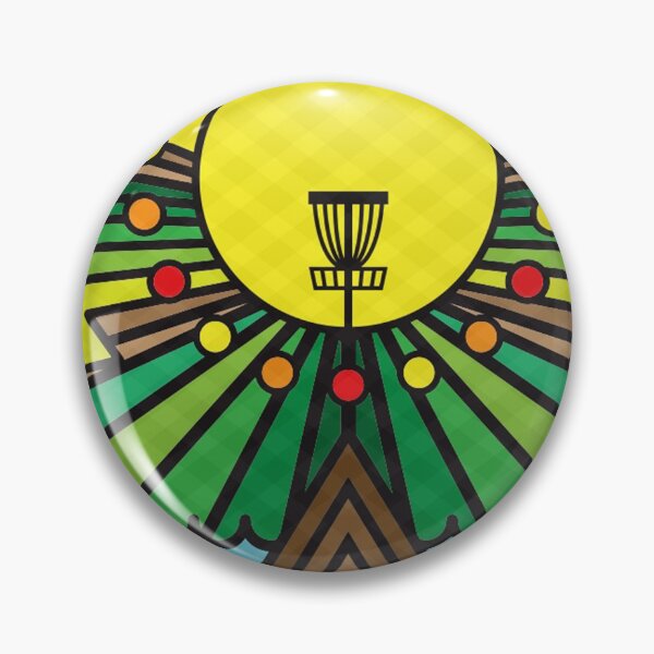 Item preview, Disc golf sunset color wallpaper designed and sold by LQTDesigns.