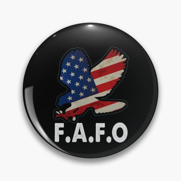Item preview, Patriotic American Flag Eagle FAFO designed and sold by Niishouseca.