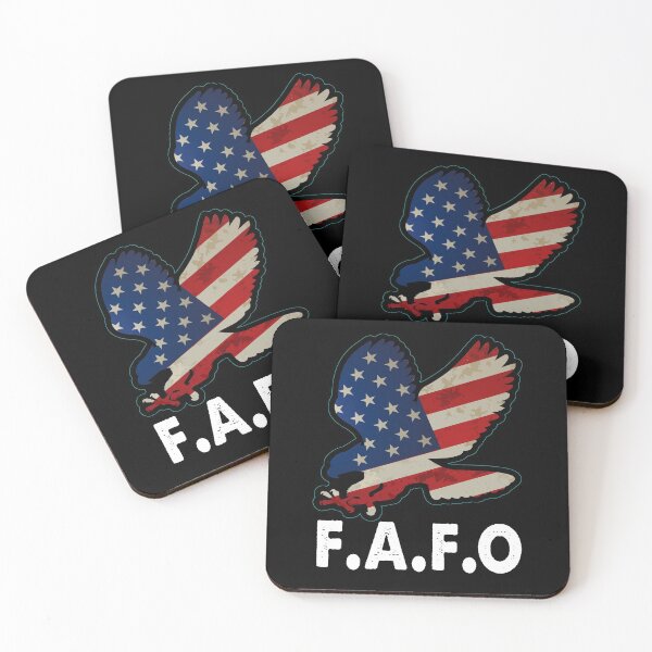 Item preview, Patriotic American Flag Eagle FAFO designed and sold by Niishouseca.
