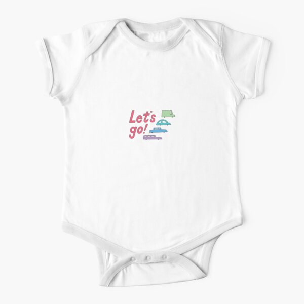 let's go! Short Sleeve Baby One-Piece
