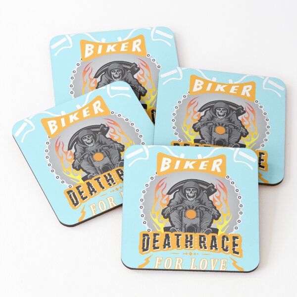 Item preview, for love - biker death race  designed and sold by Zaimna.