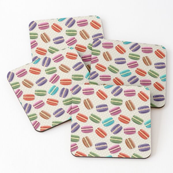 Item preview, Seamless French Stylized Macaron Pattern designed and sold by Piosenka Art.